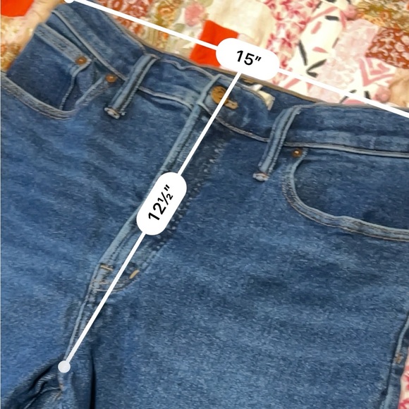 Madewell Dark Blue Straight Leg Jeans 30” - Picture 6 of 10
